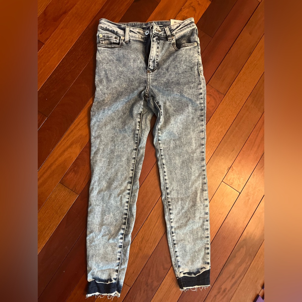 Size 6 INC International Concepts Indigo Core Denim High Rise Skinny Jeans